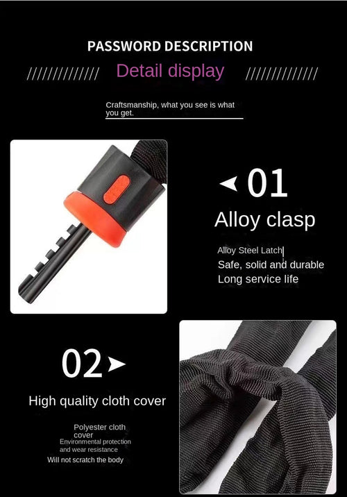 5-Digit Chain Lock 1.2m