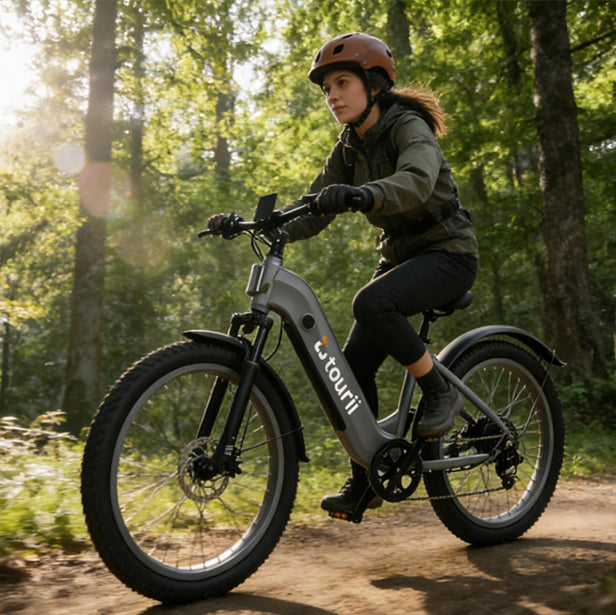 Tourii ES26 off-road electric vehicle, 26 inch electric bicycle,fat tire electric off-road vehicle