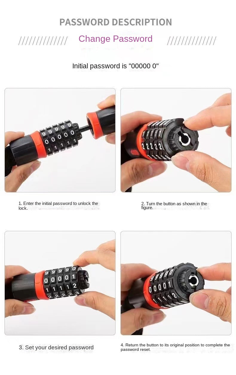 5-Digit Chain Lock 0.6m