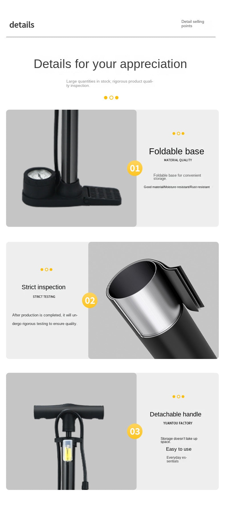 Folding Gauge Pump