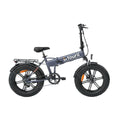 Tourii EP-2 20 inch electric folding bicycle is portable, ultra light, and provides shock absorption assistance for mountain bikes