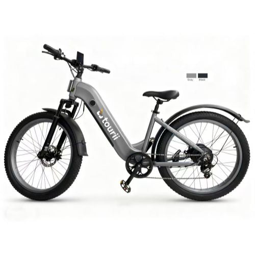 Tourii ES26 off-road electric vehicle, 26 inch electric bicycle,fat tire electric off-road vehicle
